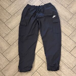 Nike Dark Cargo Pants with Logo